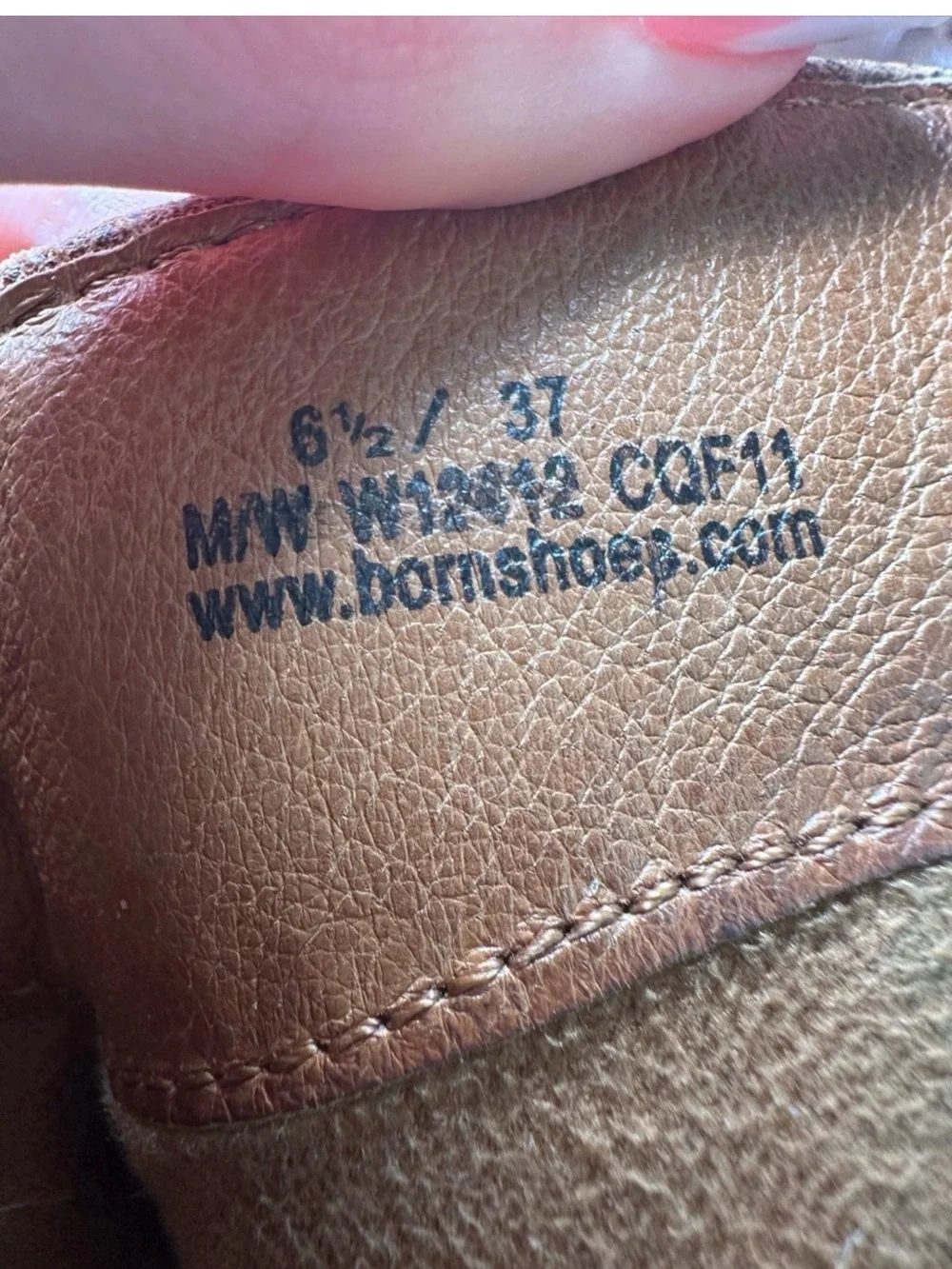 Born Karin Leather Western Ankle Booties Boots Brown Distressed Cowboy Boho 6.5